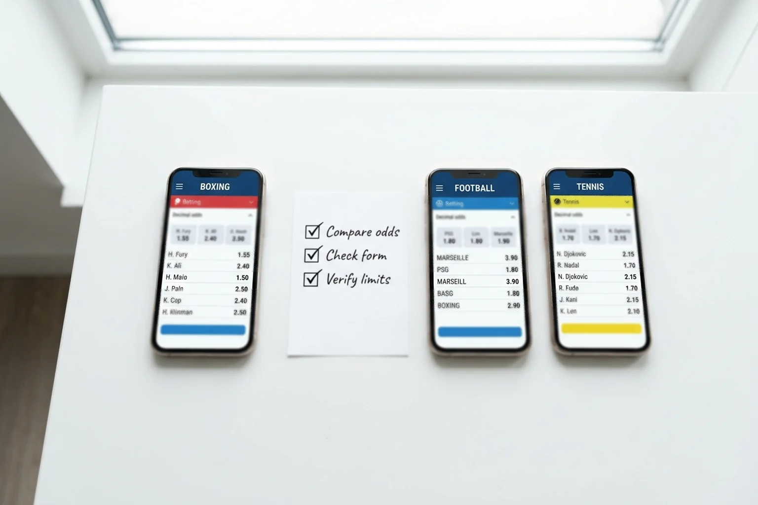 Comparaison des bookmakers agréés ANJ pour les paris sur la boxe en France